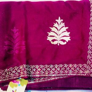 Satin silk saree
