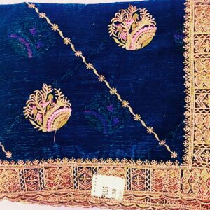 Royal blue saree