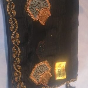 Fancy black Saree