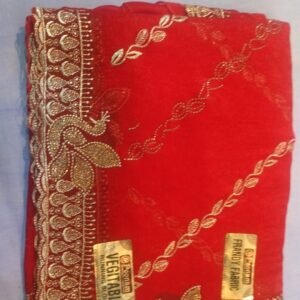 Red Bidai Fancy Saree