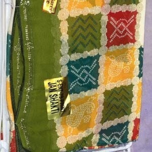 Fancy simple chunri saree