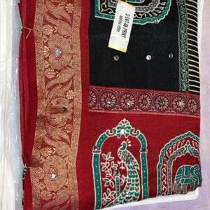 Fancy digital print simple saree