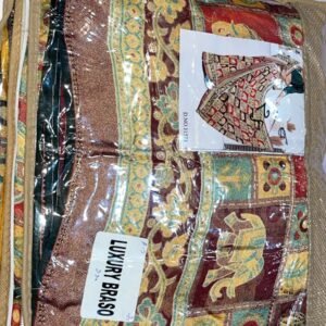 Fancy braso simple saree